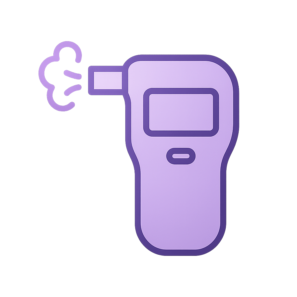 Breath Alcohol Test Icon