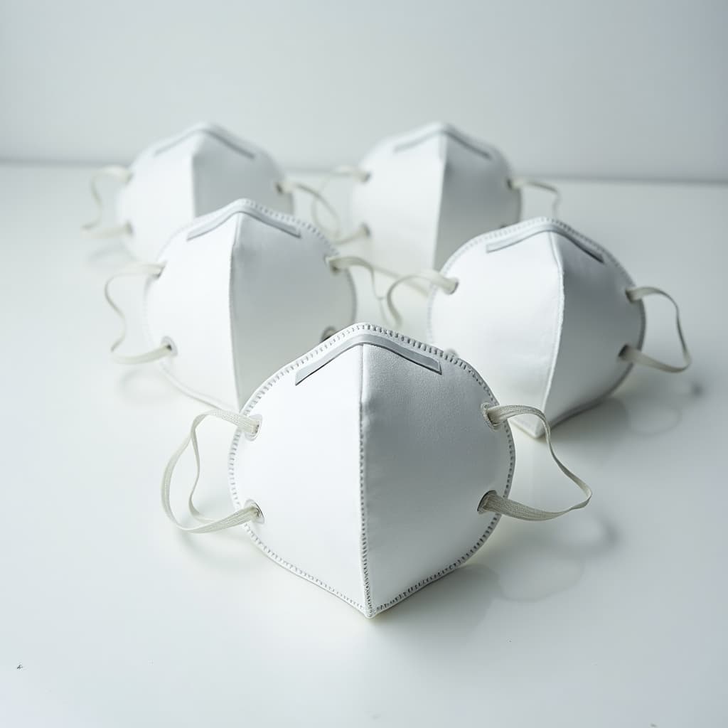 Various N95 filtering facepiece respirators