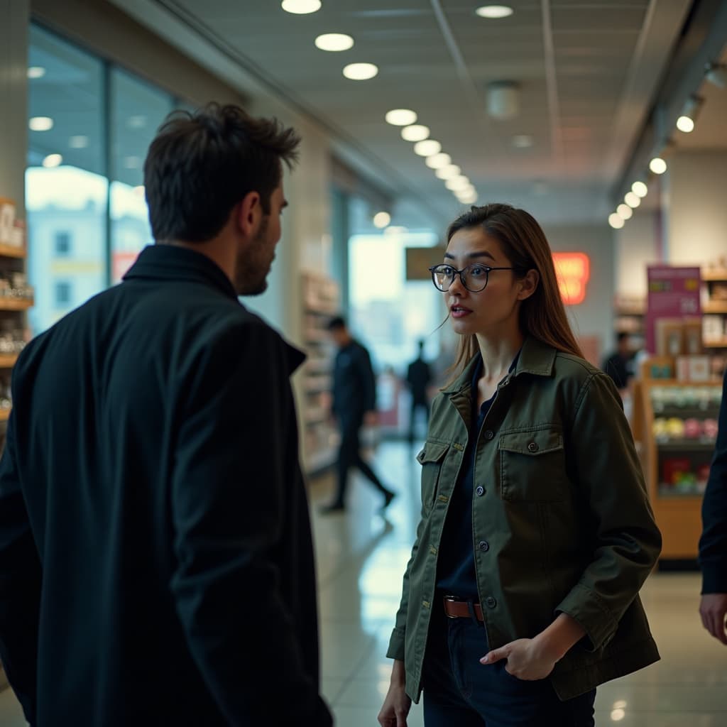 Retail team managing a difficult customer situation safely